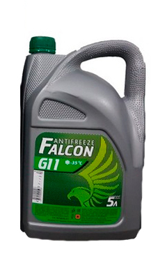 Антифриз Falcon G11 зеленый готовый FN0250P 5 кг