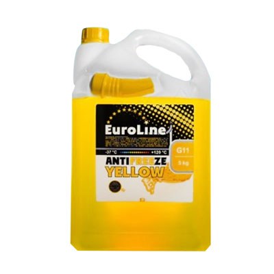 Антифриз Euroline YELLOW G11 5кг