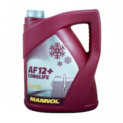 Антифриз Mannol Longtlife Antifreeze AF12+ -40°C 5л