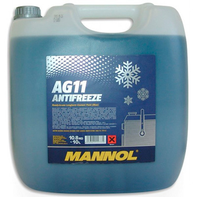 Антифриз Mannol Longterm Antifreeze AG11 -40°C 10л