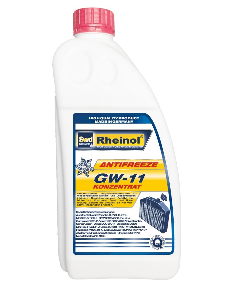 Охлаждающая жидкость SWD Rheinol Antifreeze GW-11 Konzentrat 1,5 л