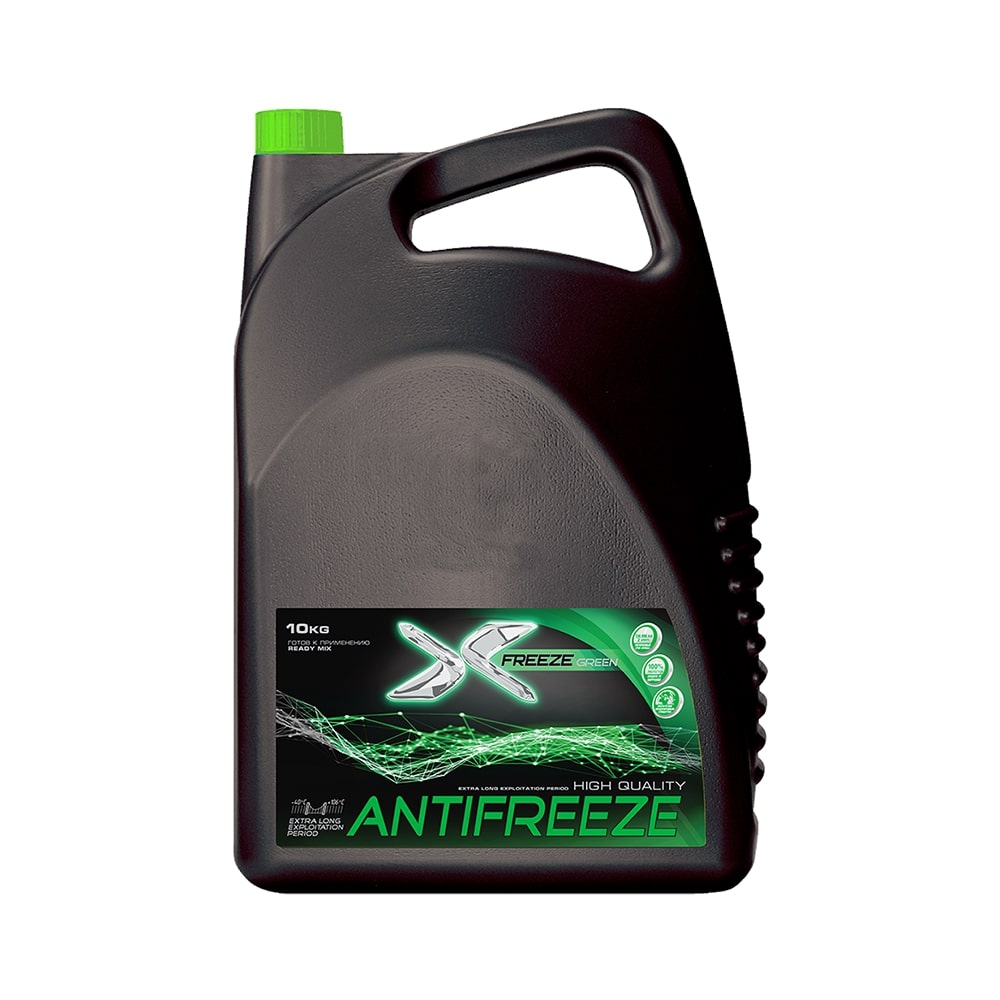 Антифриз X-Freeze Green G11 -40°С готовый 10 кг