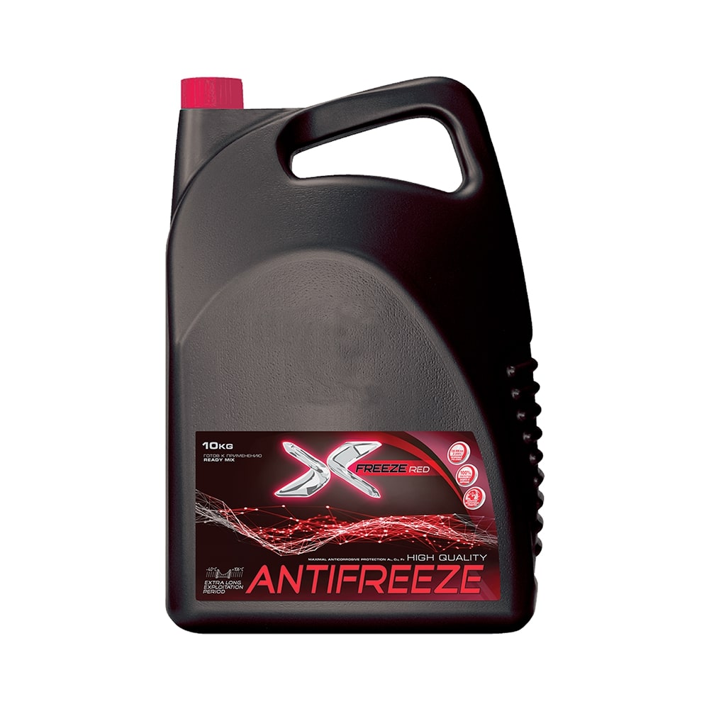 Антифриз X-Freeze Red G11 -40°С готовый 10 кг