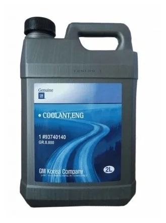 Антифриз General Motors Coolant ENG синий концентрат 2 л