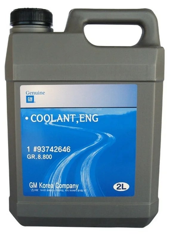 Антифриз General Motors Coolant ENG красный концентрат 2 л