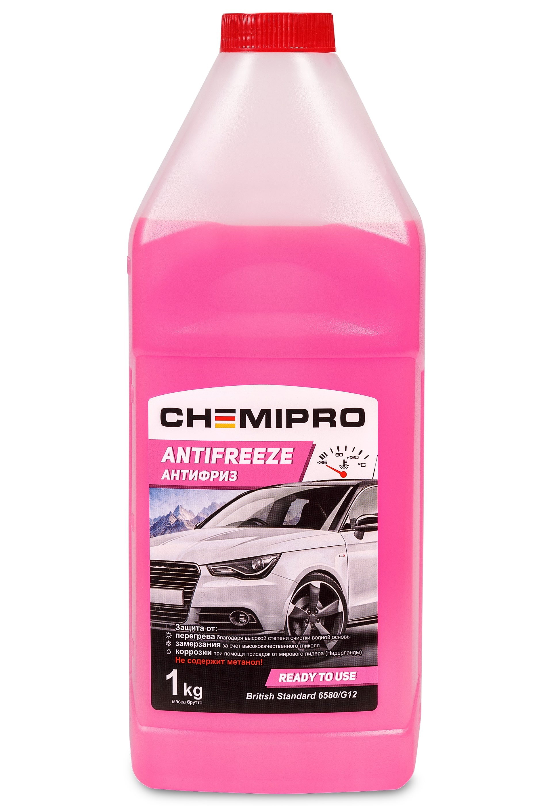 Антифриз Chemipro G12 красный 1 кг (900 мл) CH005