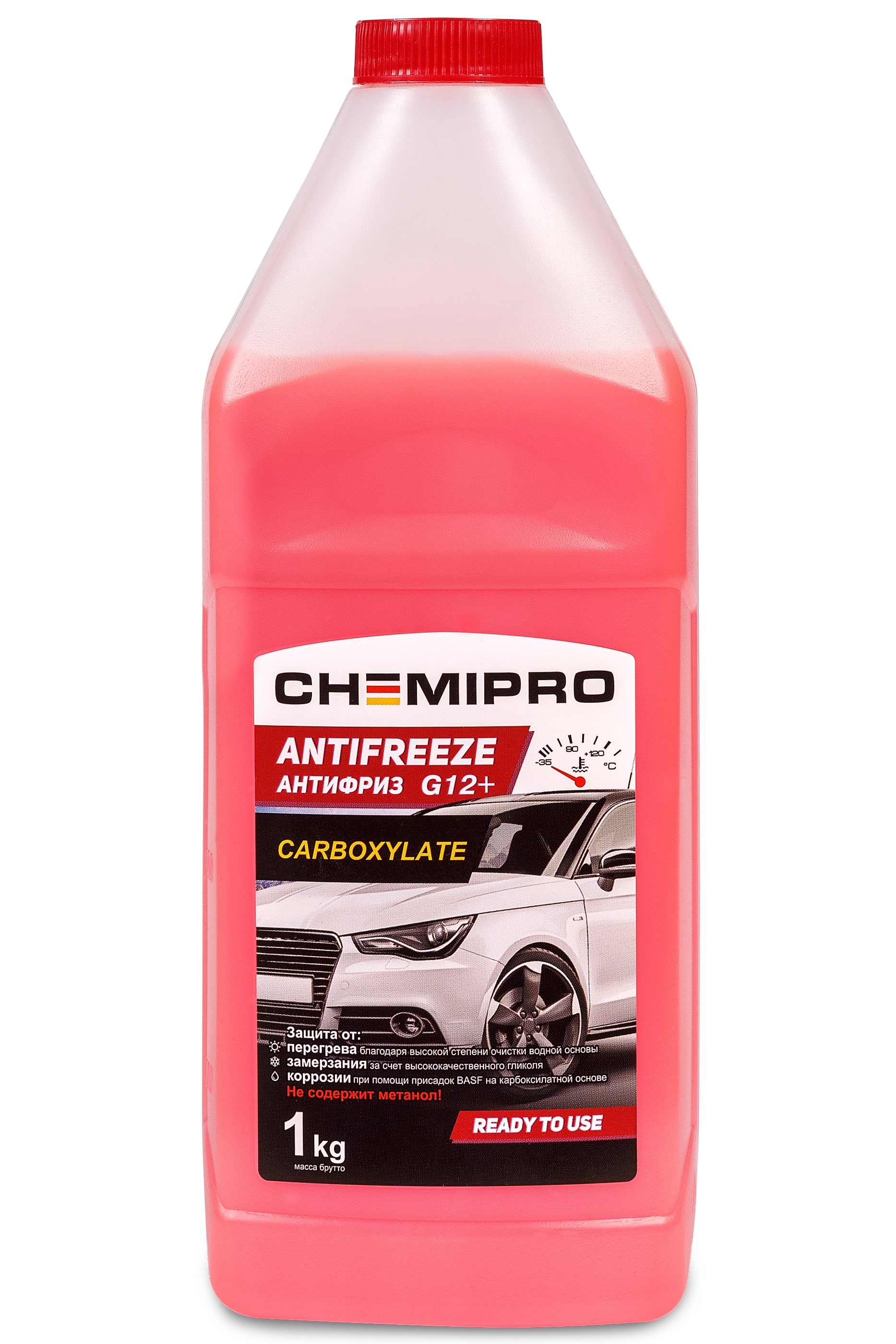 Антифриз Chemipro G12+ красный 1 кг (920 мл) CH047