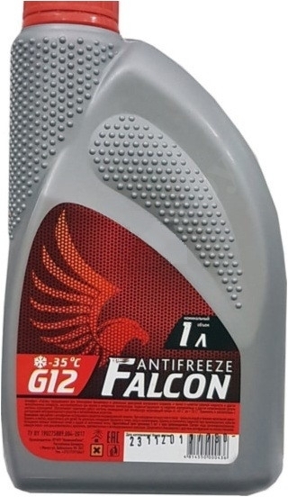 Антифриз Falcon G12 красный готовый FN0110P 1 кг