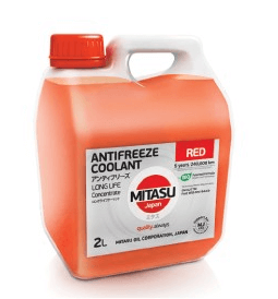 Охлаждающая жидкость Mitasu Red Long Life AntifreezeCoolant Concentrate G12+ 2 л