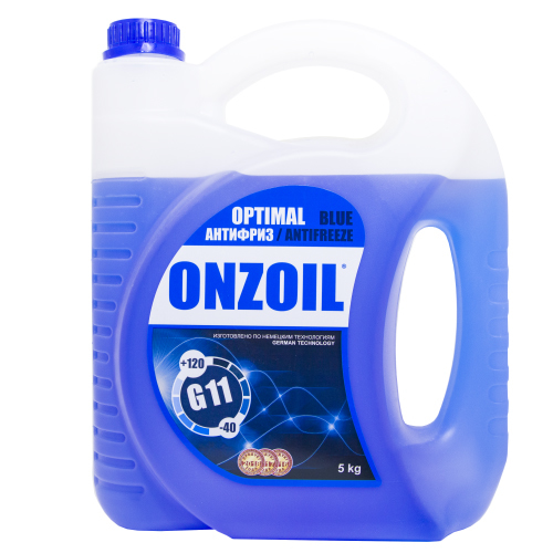 Антифриз Onzoil AF BLUE 5 ONZOIL 5кг