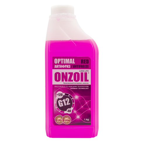 Антифриз Onzoil AF RED 1 ONZOIL 1кг