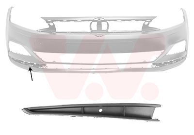 5751596 VAN WEZEL Решетка вентилятора, буфер Ван wезел 5751596