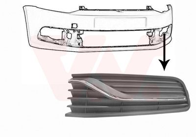 5814591 VAN WEZEL Решетка вентилятора, буфер Ван wезел 5814591
