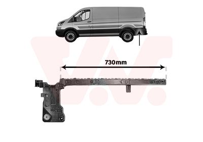 1991535 VAN WEZEL Кронштейн, буфер Ван wезел 1991535