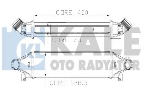 Интеркулер Kale oto Radyator                126200