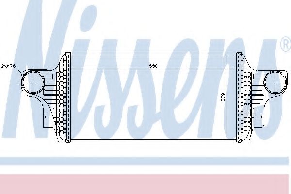 Интеркулер Nissens                96438