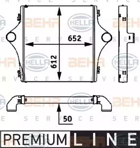 Интеркулер Behr-Hella                8ML376724201