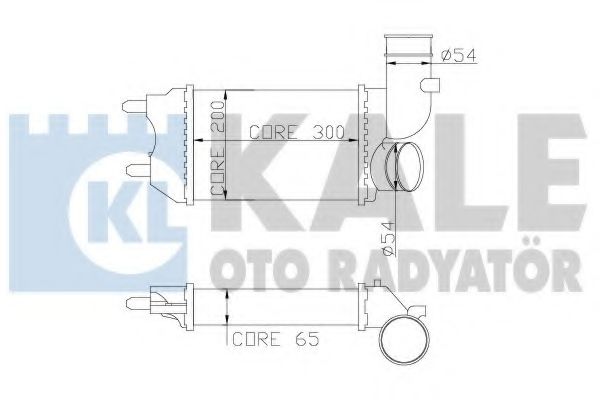 Интеркулер PSA Boxer, FI Ducato Kale oto Radyator                343500