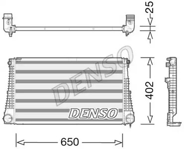 Снят с производства Интеркулер Denso                DIT06003