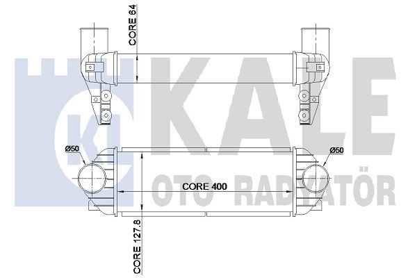 Интеркулер FO Tr Conn 1,8Di 02- Kale oto Radyator                344920