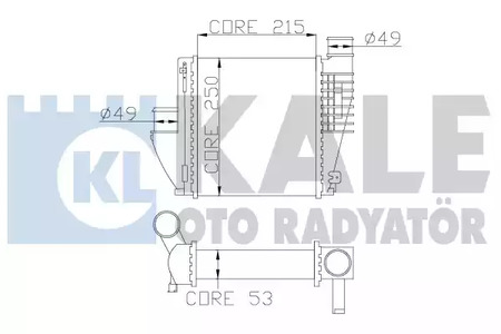 Теплообменник Kale oto Radyator                342815