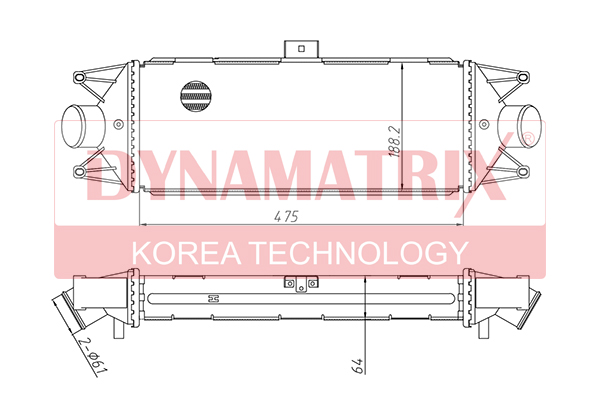 Интеркулер DYNAMATRIX                DR96727