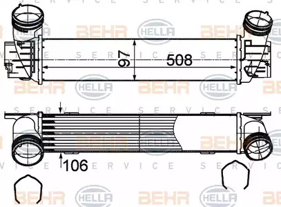 Теплообменник Hella                8ML 376 988-094