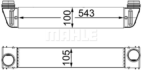 Интеркулер Mahle                CI 189 000S