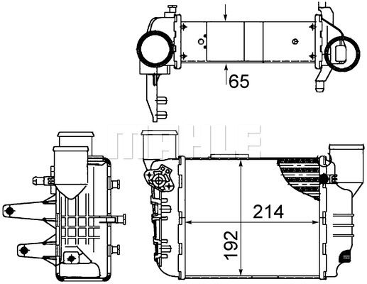 Интеркулер Mahle                CI 422 000S