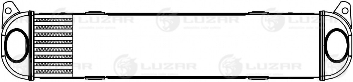 Радиатор интеркулера) для ам Land Rover Discovery (04-)(09-)rr Sport (05-) 2.7td Luzar                LRIC 1016