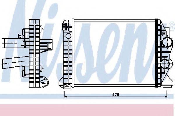 Интеркулер Nissens                97033