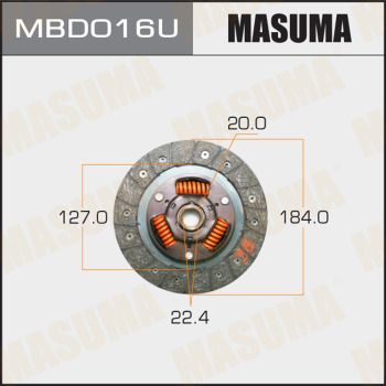 MBD016U MASUMA Диск сцепления