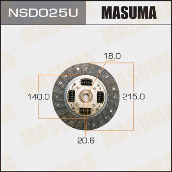 NSD025U MASUMA Диск сцепления