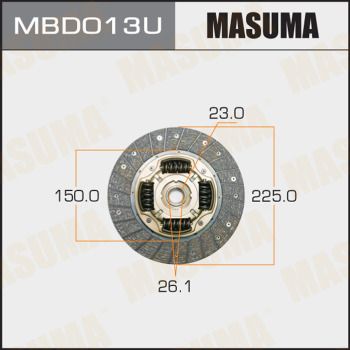 MBD013U MASUMA Диск сцепления
