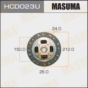 HCD023U MASUMA Диск сцепления