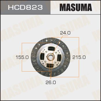 HCD823 MASUMA Диск сцепления