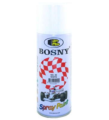 Краска акриловая Bosny BS40 RAL 9003 0.4л