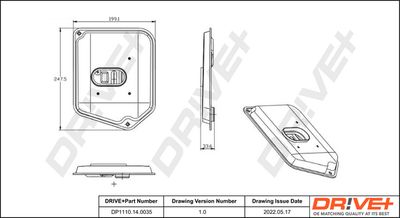 DP1110140035 Dr!ve+ Гидрофильтр, автоматическая коробка передач