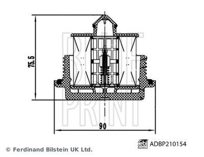 ADBP210154 BLUE PRINT Комплект гидрофильтров, автоматическая коробка передач