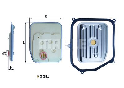 HX147KIT KNECHT Гидрофильтр, автоматическая коробка передач