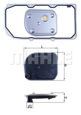 HX158D1 KNECHT Гидрофильтр, автоматическая коробка передач