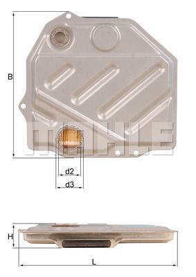 HX48 KNECHT Гидрофильтр, автоматическая коробка передач