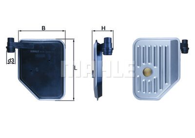 HX156 MAHLE Гидрофильтр, автоматическая коробка передач