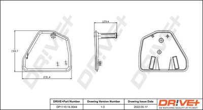 DP1110140044 Dr!ve+ Комплект гидрофильтров, автоматическая коробка передач