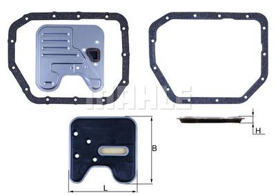 HX246D KNECHT Гидрофильтр, автоматическая коробка передач