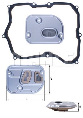 HX236D KNECHT Гидрофильтр, автоматическая коробка передач