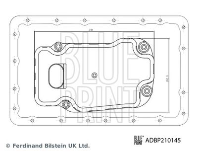 ADBP210145 BLUE PRINT Комплект гидрофильтров, автоматическая коробка передач