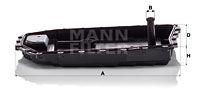 H50001 MANN-FILTER Гидрофильтр, автоматическая коробка передач