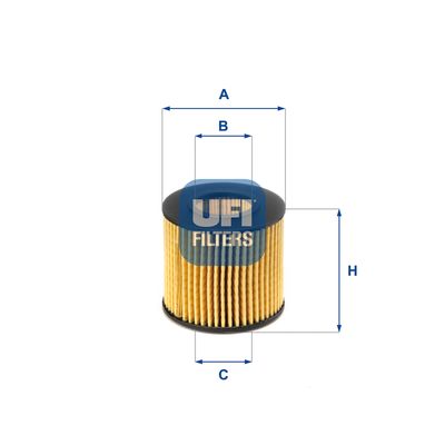 2511600 UFI Масляный фильтр