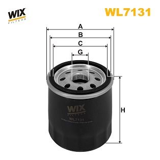 WL7131 WIX FILTERS Масляный фильтр